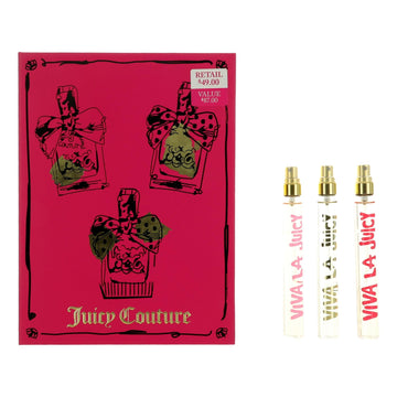 Juicy Couture, 3 Piece Variety Coffret Set for Women