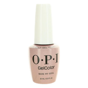 OPI Gel Nail Polish, .5 oz Gel Color- Bare My Soul