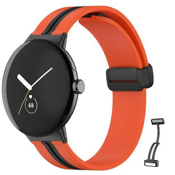 Dogari Compatible with Google Pixel Watch 3 41mm/ Google Pixel Watch 2 Band/Google Pixel Watch Band for Women Men Silicone Waterproof Sport Replacement Straps for Pixel Watch 2/ Pixel Watch