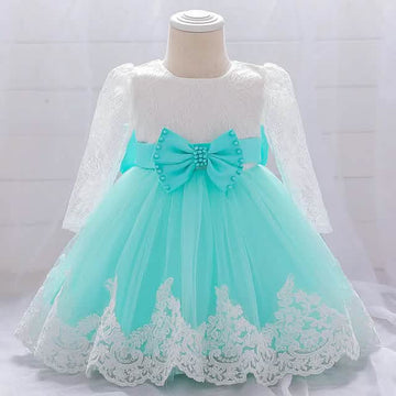 Baby Girls' Basic Christening Floral Dress