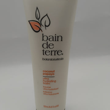 BAIN DE TERRE Coconut Papaya Ultra Hydrating Treatment Balm 8.45 fl oz
