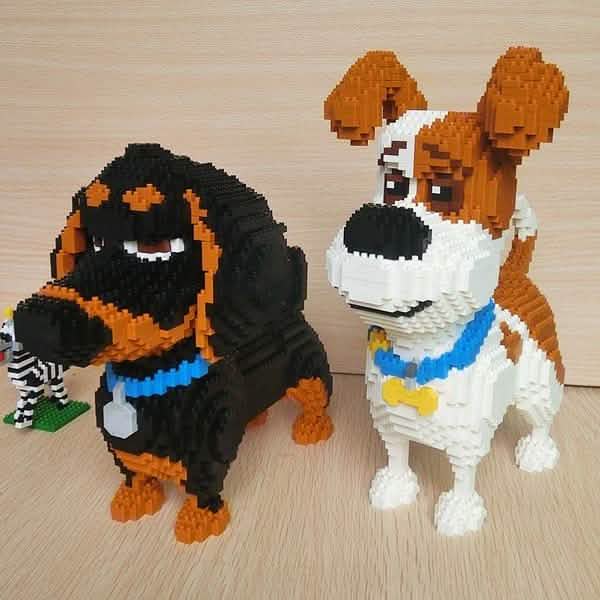 Balody Cartoon Dog Building Bricks Educational Assembly Model Kit