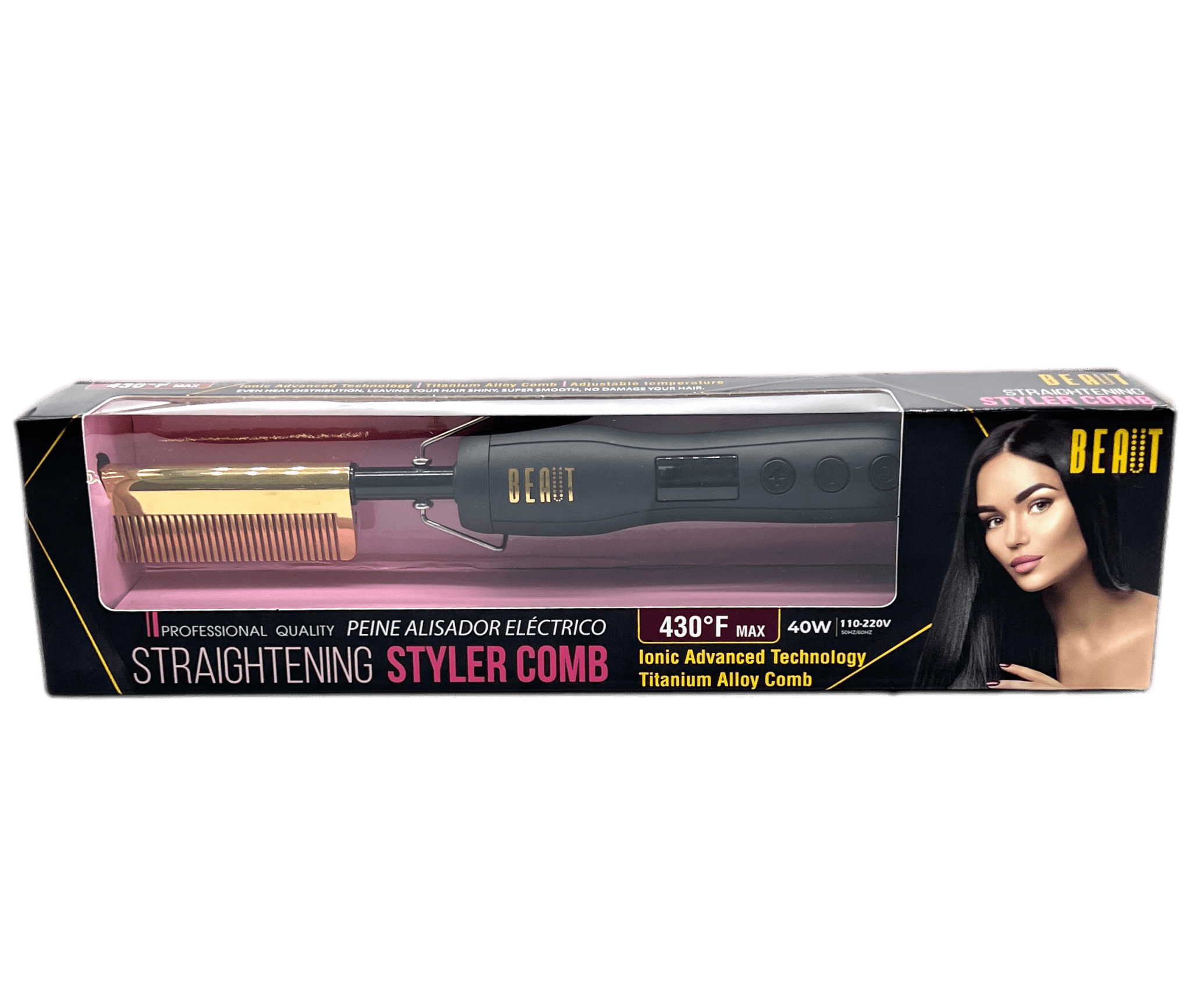 BEAUT  Straightening Styler Comb 430 °F max