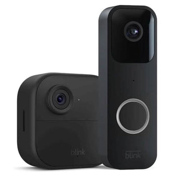 Blink Video Doorbell + 1 Outdoor 4 smart security camera (4th Gen) with Sync Module 2  (Refurbished)