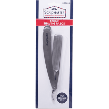 Scalpmaster Deluxe Stainless Steel Shaving Razor SC-7006