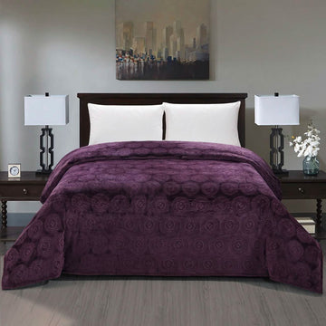 Caesar French Collection Flannel Fleece Blanket
