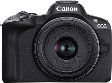 Canon EOS R50 4K Mirrorless Camera with RF-S 18-45mm f/4.5-6.3 IS STM Lens (Open-Box)