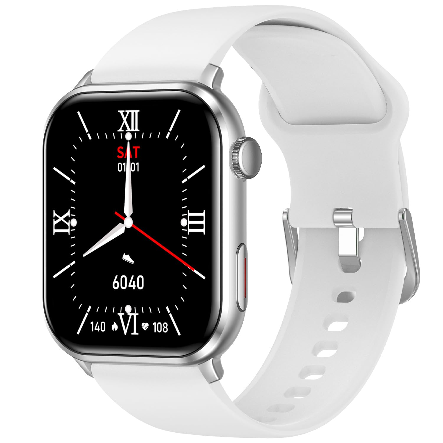COCO BT2-Z Bluetooth Smartwatch for Seniors Men and Women Personal Emergency PERS Health Monitor Heart Rate Blood Oxygen Measuring Fall Detection Medication Reminder