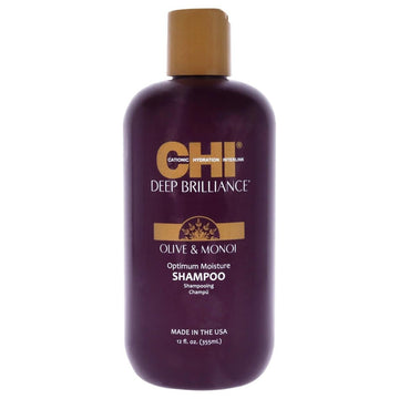 CHI Deep Brilliance Optimum Moisture Shampoo 12 oz