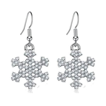 Christmas Ear Decor Hooks Creative Ladies Holiday Earrings