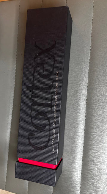 Cortex Solo Ceramic Flat Iron, 1-Inch, Black