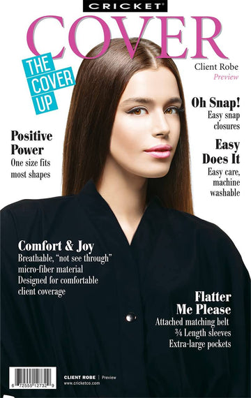Cricket Preview Stylist Microfiber Cover-Up, Black