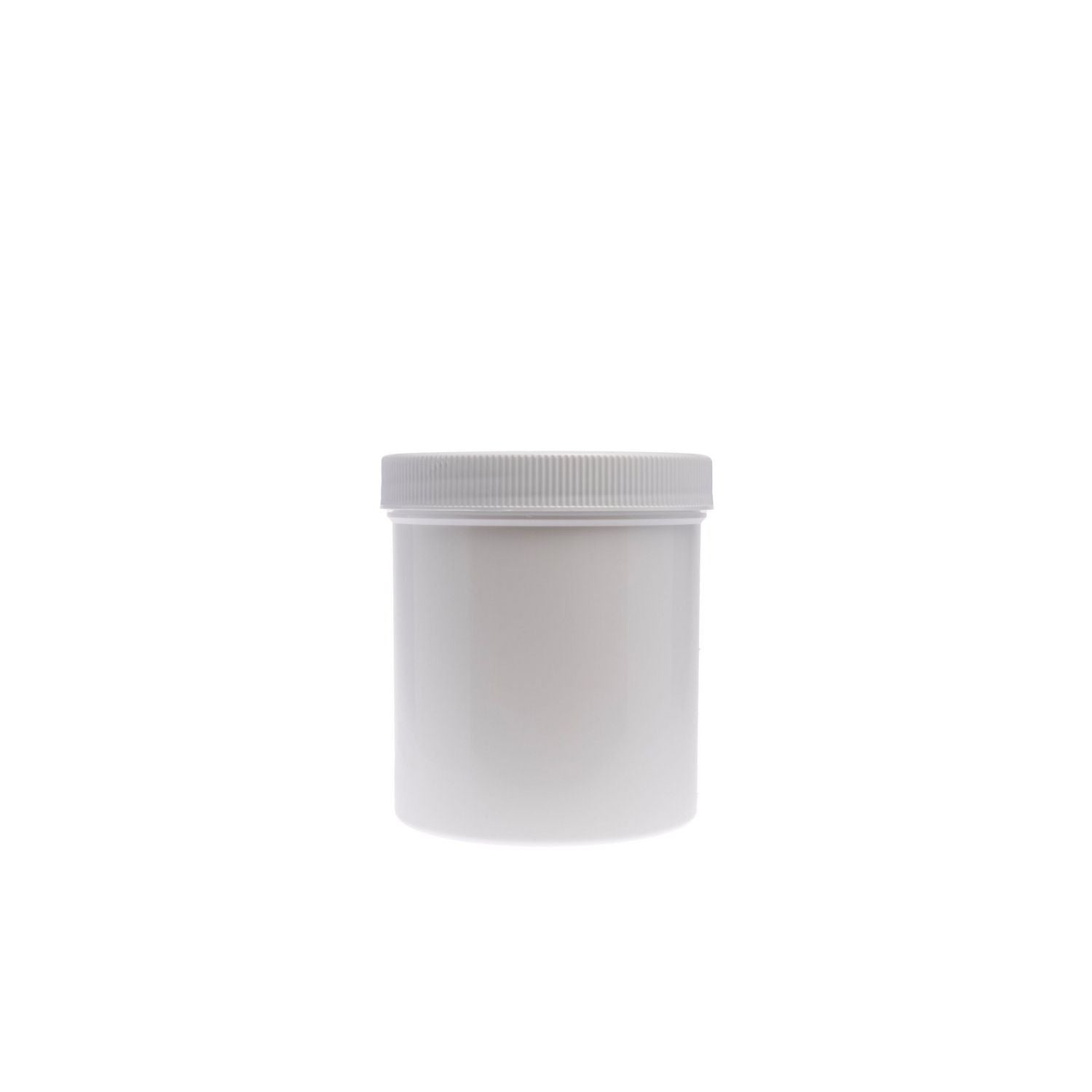 Centor White Plastic Ointment Jars, 16 oz (Case of 9)
