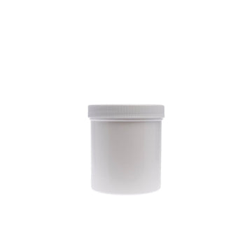 Centor White Plastic Ointment Jars, 16 oz (Case of 9)
