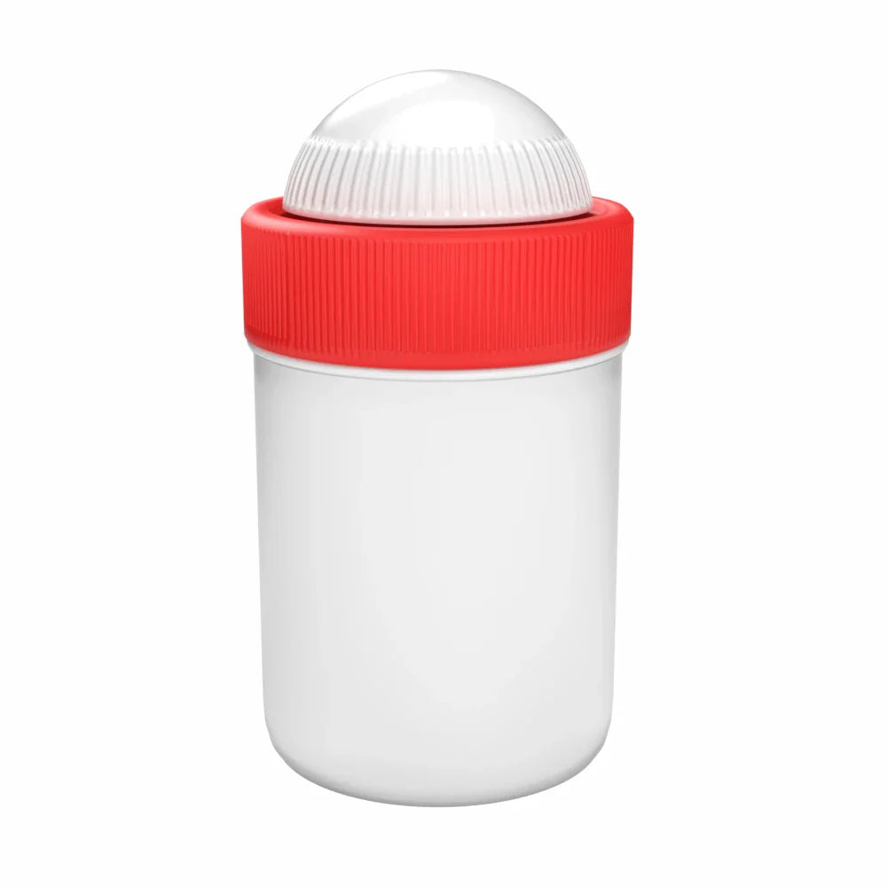 SAMIX™ Compounding Jar, 50 mL, White with Red Lid (Case of 100)