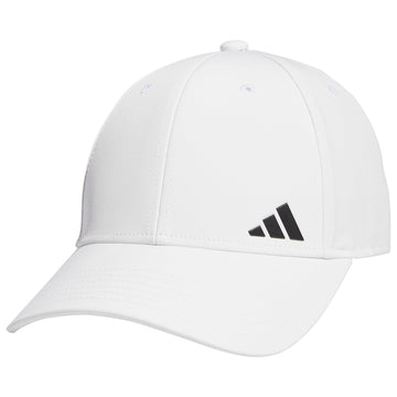 adidas Womens Backless Ponytail Hat Adjustable Fit Baseball Cap White/Black One Size