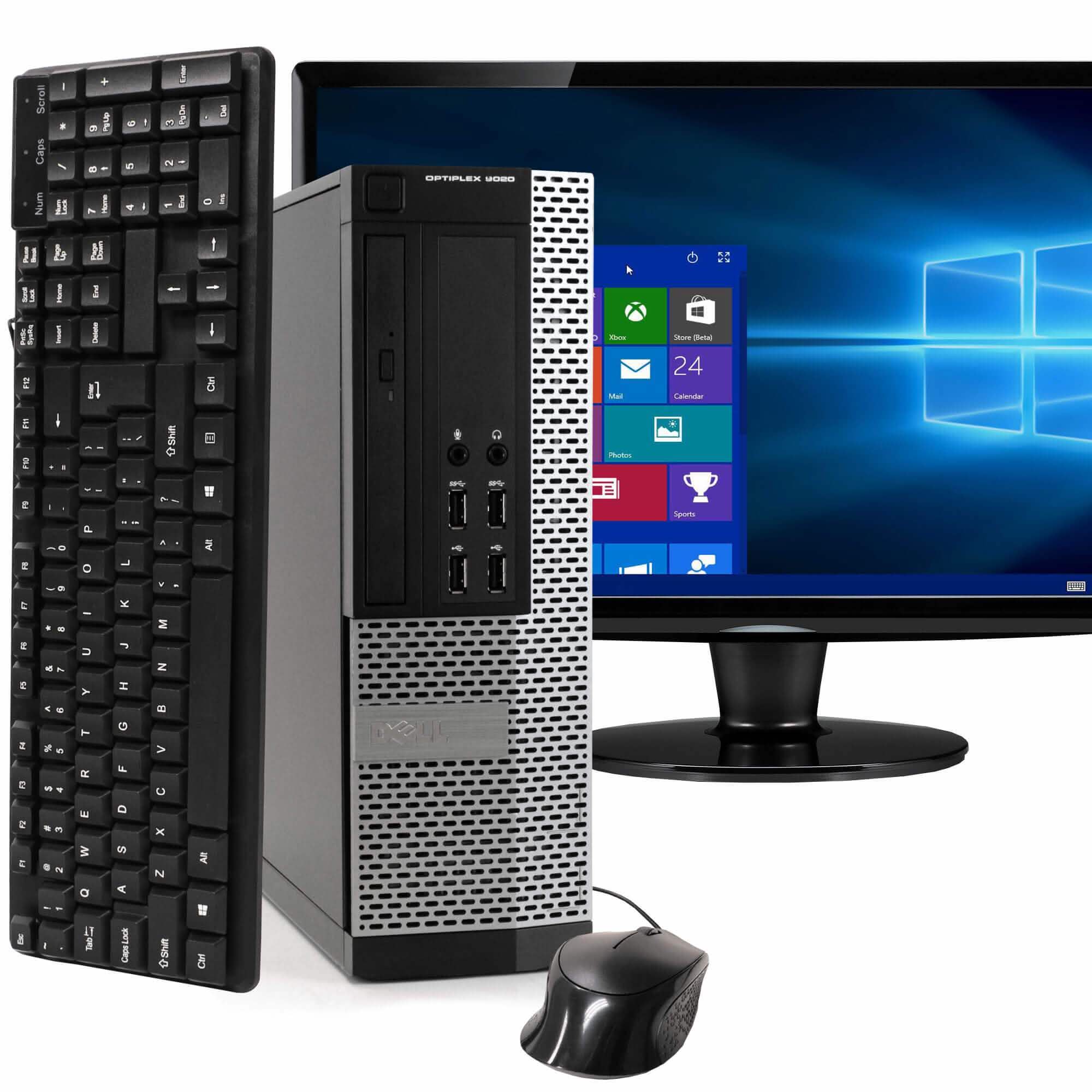 Dell OptiPlex 9020 Desktop Computer PC with 22" Monitor (Refurbished)