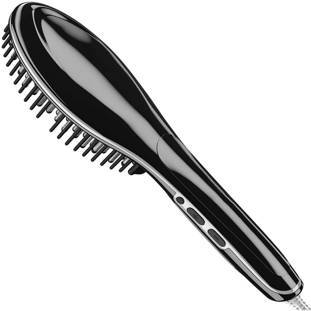 Detangling Hair Straightener Brush - Assorted Colors
