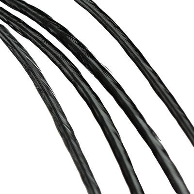Donna Bella Hair Extension Feathers, Solid Black, 7-30cm. Free Delivery