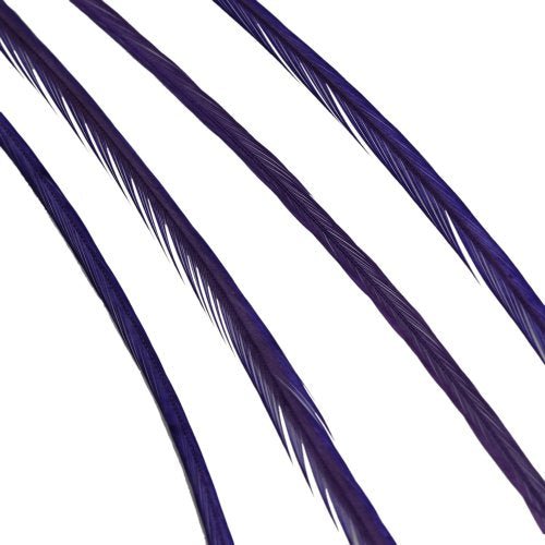 Donna Bella Solid Purple Feather Hair Extensions
