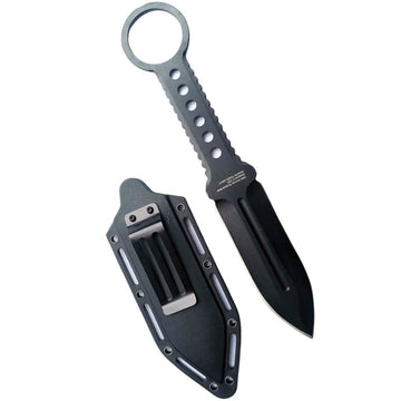 Double Edge Boot Knife Full Tang with Clip