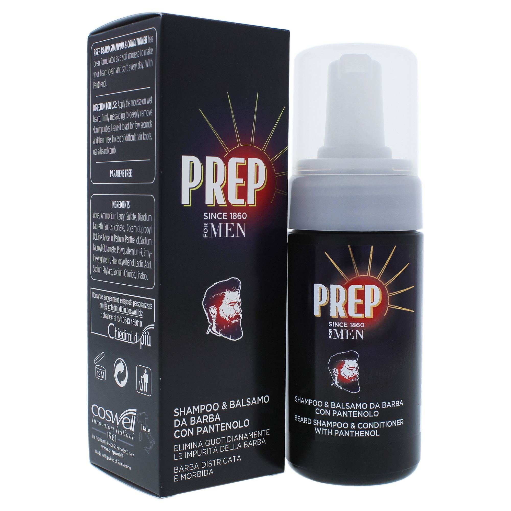 Beard Shampoo and Conditioner with Panthenol