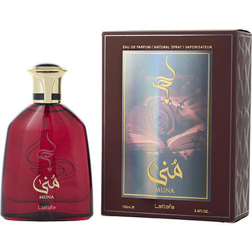 LATTAFA MUNA by Lattafa EAU DE PARFUM SPRAY 3.4 OZ