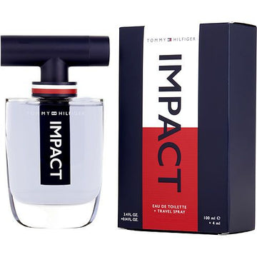 TOMMY HILFIGER IMPACT by Tommy Hilfiger EDT SPRAY 3.4 OZ & EDT TRAVEL SPRAY 0.14 OZ MINI