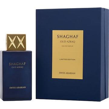 SHAGHAF OUD AZRAQ by Swiss Arabian EAU DE PARFUM SPRAY 2.5 OZ