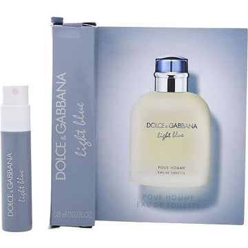 D & G LIGHT BLUE by Dolce & Gabbana EDT SPRAY VIAL ON CARD