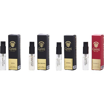 GRITTI VARIETY by Gritti PRIVE 1 SET WITH ANIMA & DUCHESSA & FENICE & SETA AND ALL ARE EXTRAIT DE PARFUM SPRAY VIALS