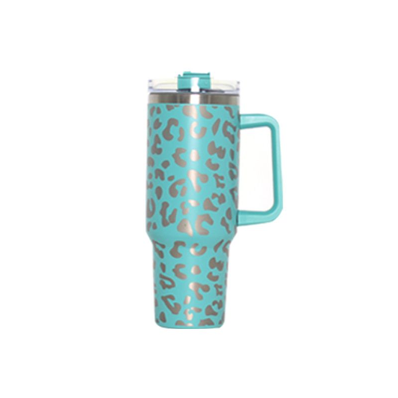 40oz Adventure Quencher Tumbler T hermos Vacuum Cups With Handle Stainless Steel Travel Water Cup Stay Ice Cold Car Coffee Mug