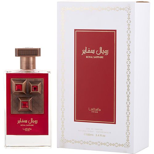 LATTAFA PRIDE ROYAL SAPPHIRE by Lattafa EAU DE PARFUM SPRAY 3.4 OZ