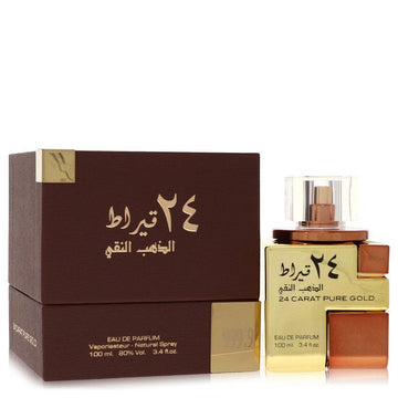 Lattafa 24 Carat Pure Gold by Lattafa Eau De Parfum Spray (Unisex)