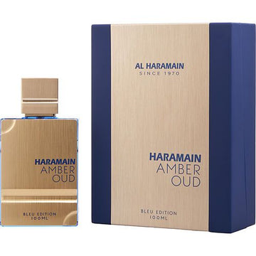 AL HARAMAIN AMBER OUD by Al Haramain EAU DE PARFUM SPRAY 3.4 OZ (BLEU EDITION)