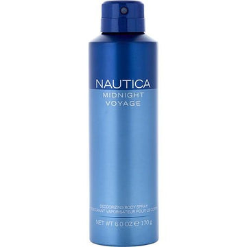 NAUTICA MIDNIGHT VOYAGE by Nautica DEODORIZING BODY SPRAY 6 OZ