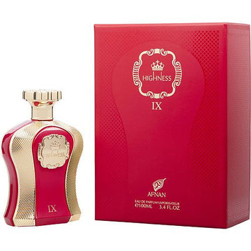 AFNAN HIGHNESS IX MAROON by Afnan Perfumes EAU DE PARFUM SPRAY 3.4 OZ