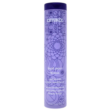 Bust Your Brass Cool Blonde Conditioner by Amika for Unisex - 9.2 oz Conditioner