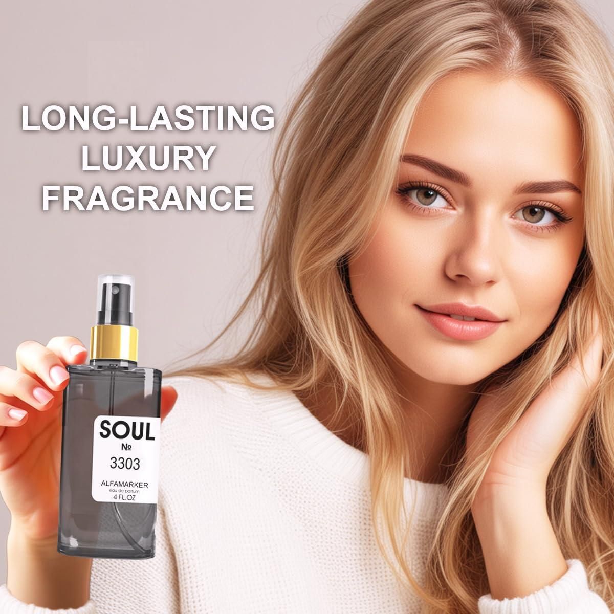 SOUL No. 3801 Impression Bubble Gum Perfume for Women Women Eau de Parfum Spray 4.0 Fl Oz 120 ml Long Lasting Fragrance