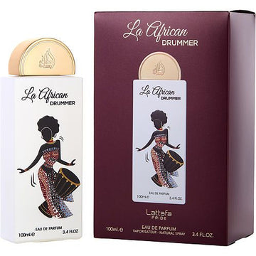 LATTAFA PRIDE LA AFRICAN DRUMMER by Lattafa EAU DE PARFUM SPRAY 3.4 OZ