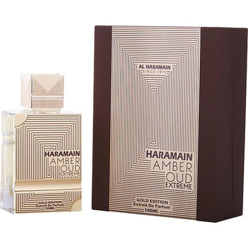 AL HARAMAIN AMBER OUD by Al Haramain PURE PERFUME SPRAY 3.4 OZ (GOLD EDITION EXTREME)