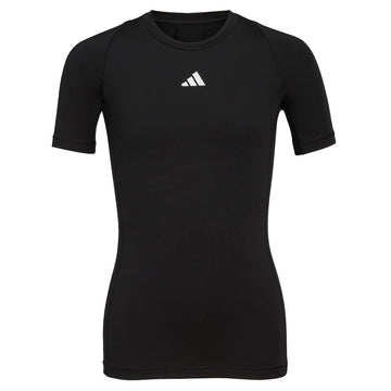adidas Boys Moisture Wicking Techfit Compression Shirt Short Sleeve