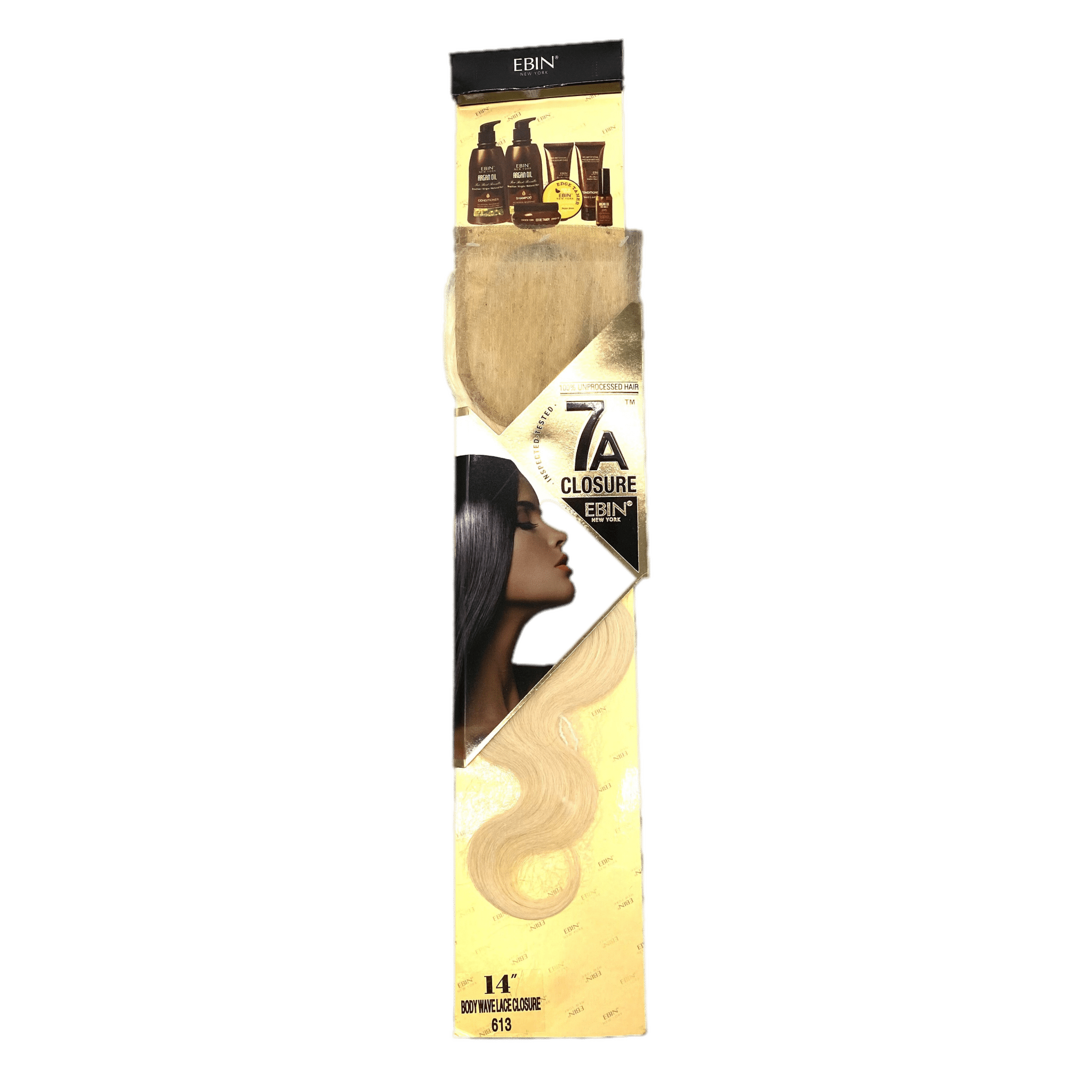 Ebin New York 4X4 CLOSURE BODY WAVE 14''(613)