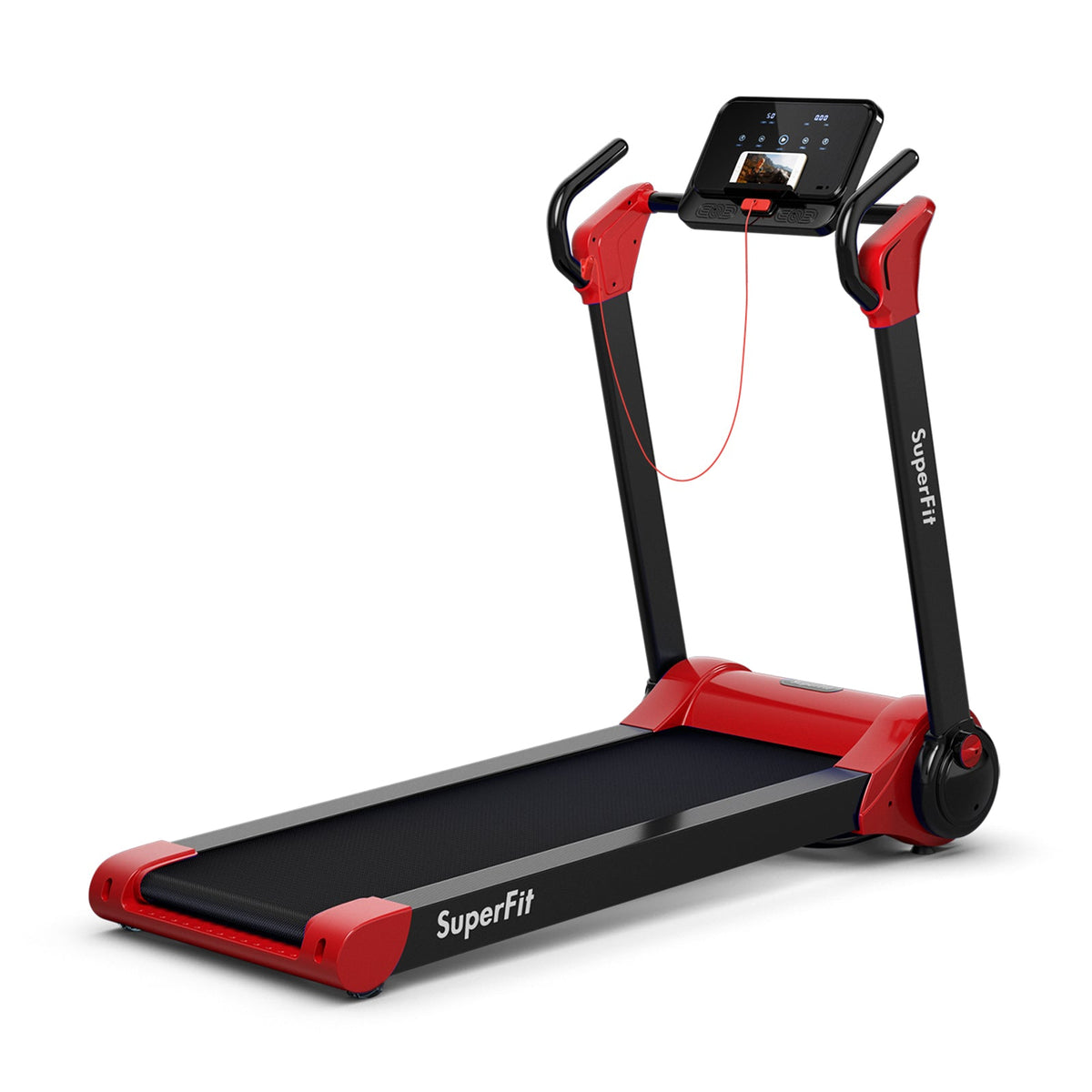 2.25 HP Electric Motorized Folding Running Treadmill Machine with LED Display