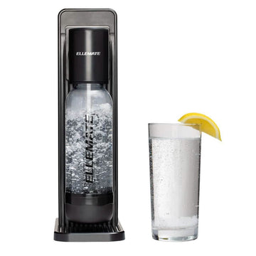 Ellemate Classic Carbonated Drink Maker, Seltzer Water with One-Push Fizz Technology, Cordless Carbonation for Bubbly Water