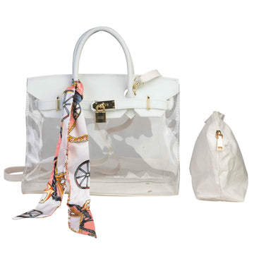 Emma Fashion Tote with Scarf