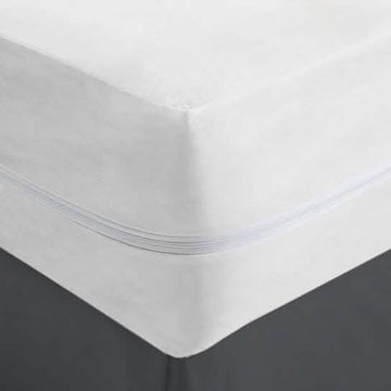 Fabric Zippered Waterproof and Bed Bug Mattress Protector