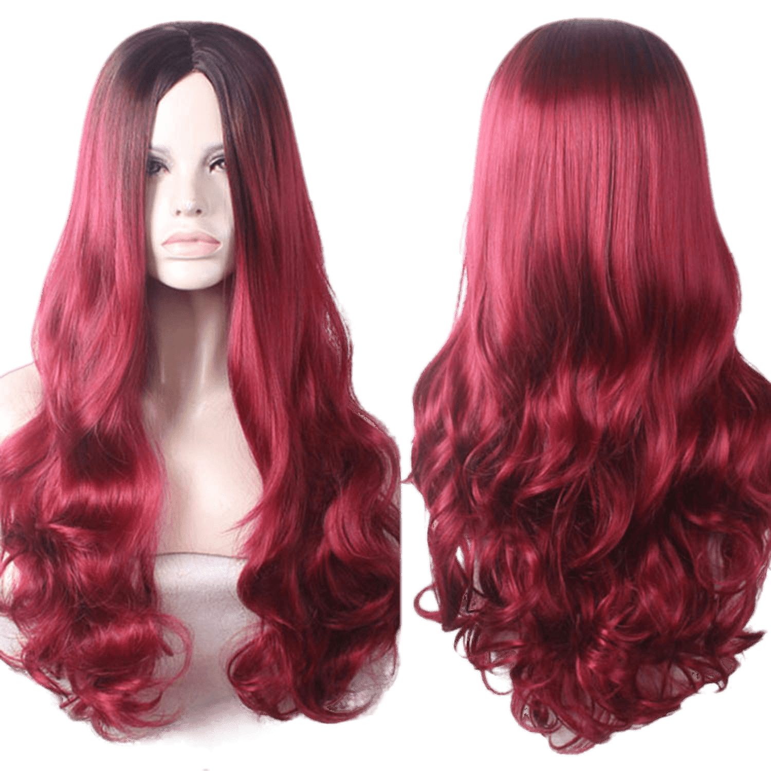 Fashion Synthetic   wigs Hair Long Wavy