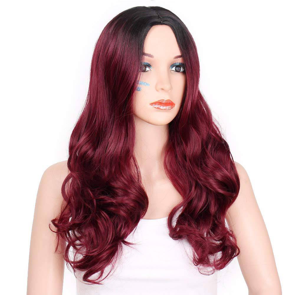 Fashion Synthetic   wigs Hair Long Wavy