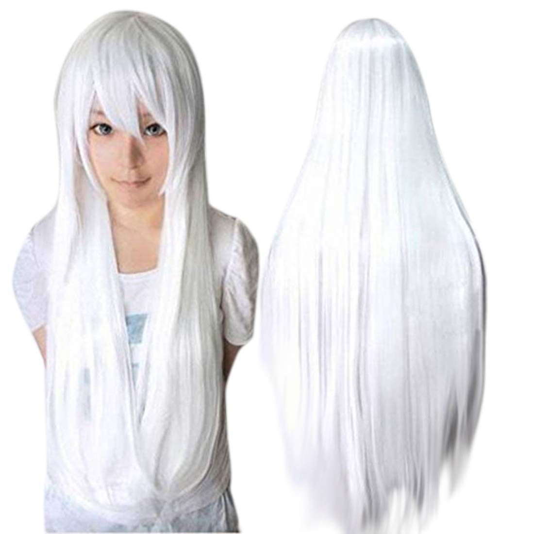 Fashion wigs straight with bangs